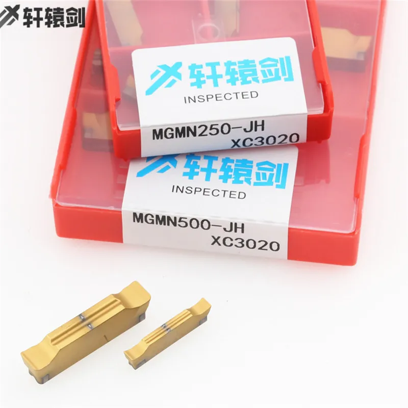 10PCS MGMN150 MGMN200 MGMN250 MGMN300 MGMN400 MGMN500 JH XC3020 Grooving Turning Tools Carbide Inserts CNC Lathes