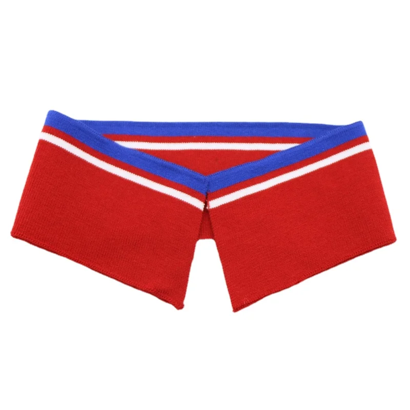 

Cotton Stretch Rib Knitted Fabric Stripe POLO Shirt Flat Finished Collar Cuff Low Summer clothing Accessoriesott