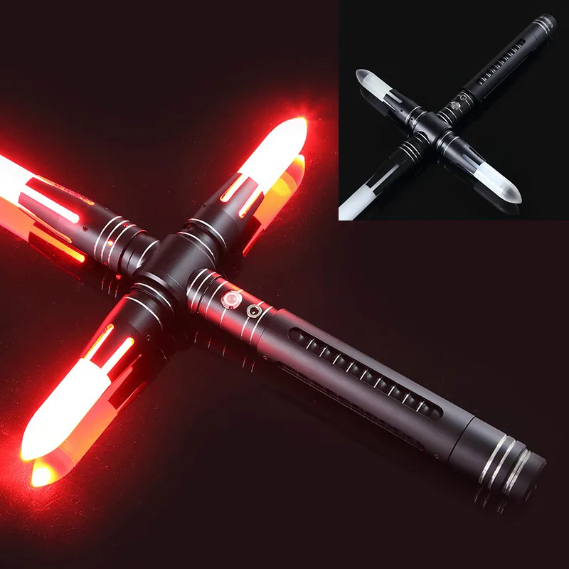 

Light Saber Sword Heavy Fighting Stick Force Led Lightsaber with Foc Lock Up Metal Hilt Blaster Sound Children Gift