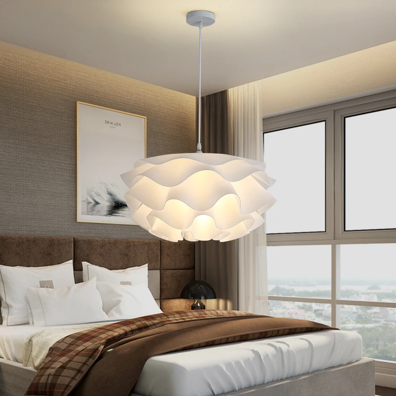 Bedroom ceiling ceiling light Simple and modern LED indoor and outdoor chandelier Nordic petals 2021 new lighting