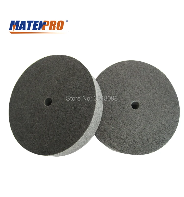 8 inch black Nonwoven Polishing Wheel, Fast Heat Dispelling, No Black Discoloration, Abrasion-resistant