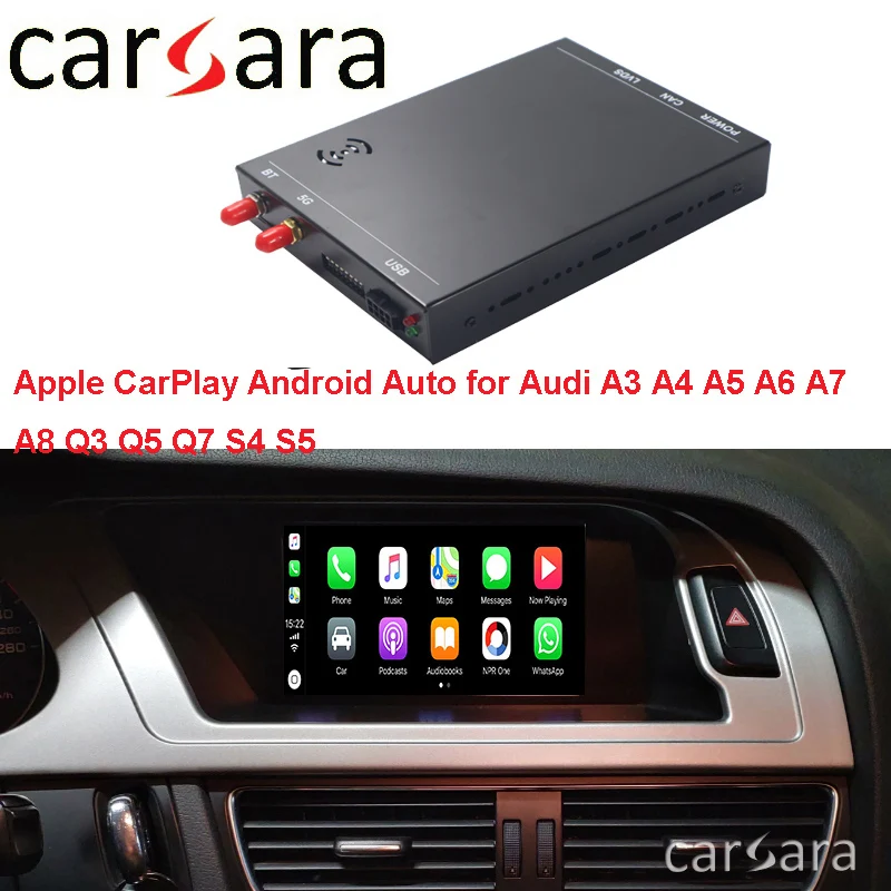 

2020 WIFI Bluetooth CarPlay Androidauto for A U D I A3 A4 A5 A6 A7 A8 Q3 Q5 Q7 S4 S5 MMI System