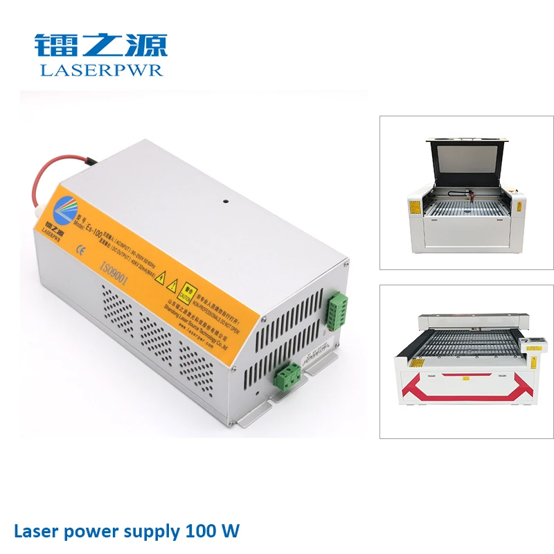 LASERPWR Laser Power Supply Hongyuan HY-ES100 For 80W-120W CO2 Laser Tube For Cutting/Marking/Engraving Non-metallic Materials