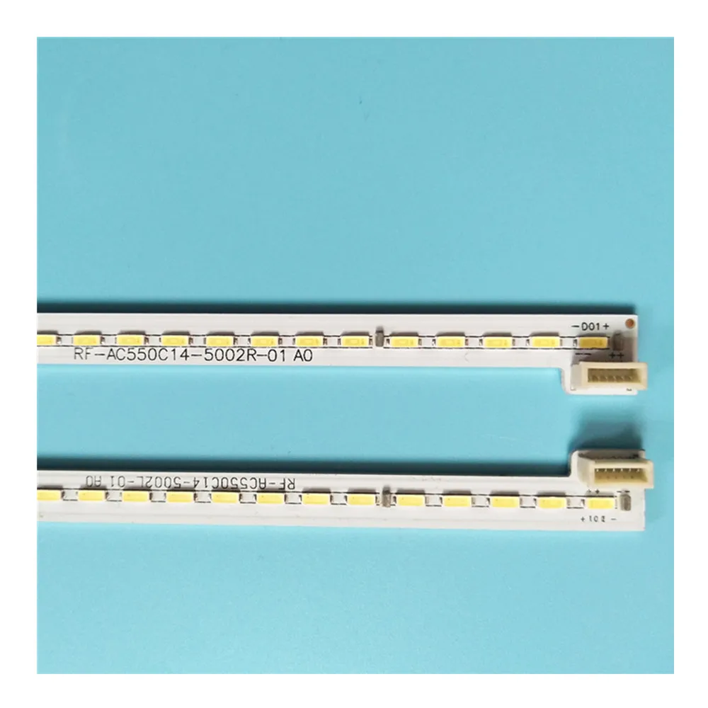 

2pcs new original 100LED strip Circuits RF-AC550C14-5002L-01 RF-AC550C14-5002R-01 FOR 55Q1F / 55Q2F 55Q1FU/55Q2FU 605MM