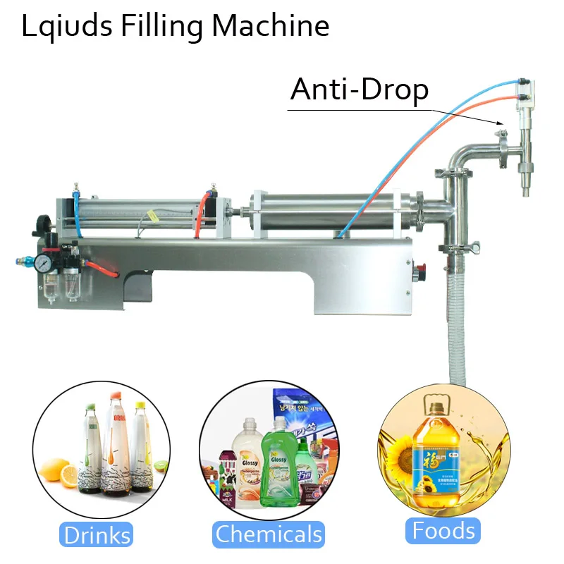 

Anti-Drop Filling Machine Liquid material Dosing Filler Pneumatic Piston Bottling equipment SHENLIN water repacking Filler