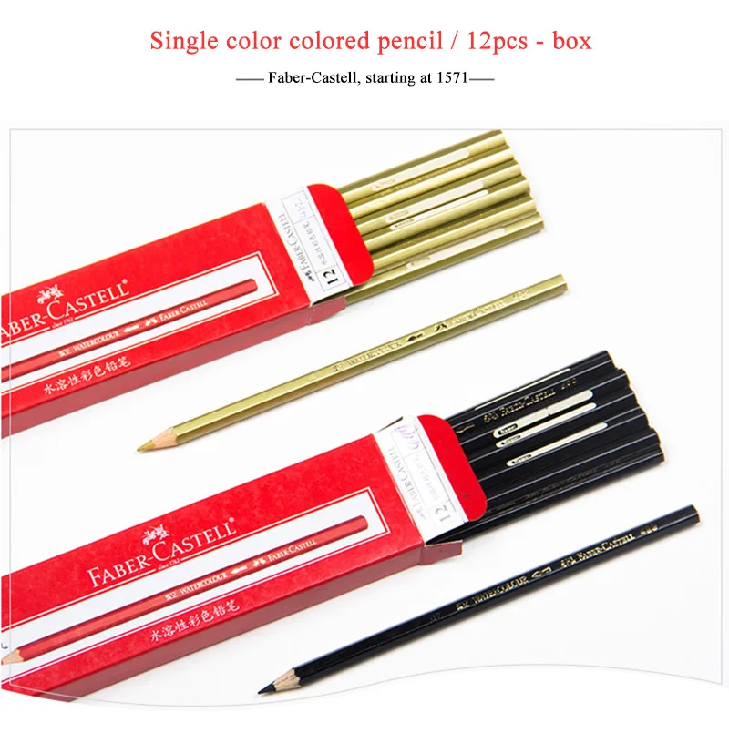 12 stücke Faber Castell Einfarbig Ölige Farbige Zeichnung Bleistift Set Skizzieren Bleistift Farbige Schule Liefert Colores Profesionales – Detail 4