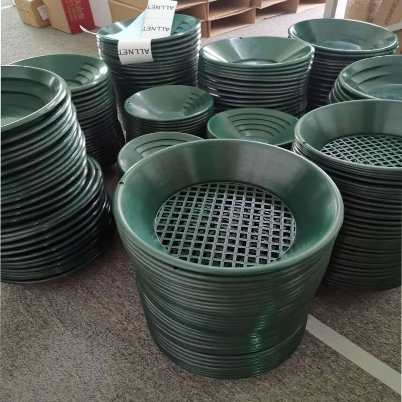 panning dishes Plastic Gold Pan Basin Nugget Mining Dredging Prospecting plate For Sand Gold Mining Manual Wash Gold Panning