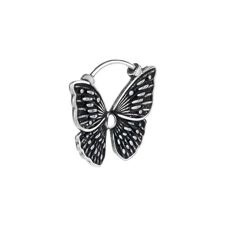 Butterfly Clip Earrings High Quality For Women Korean Fashion Punk Sweet New Charm Female Simple Student Party Jewelry BOYULIGE