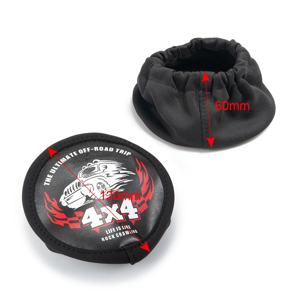 YEAHRUN 1/10 RC Crawler Car Tire Cover Skeleton Pattern for TRX-4 100-120mm Diameter Wheel Tires