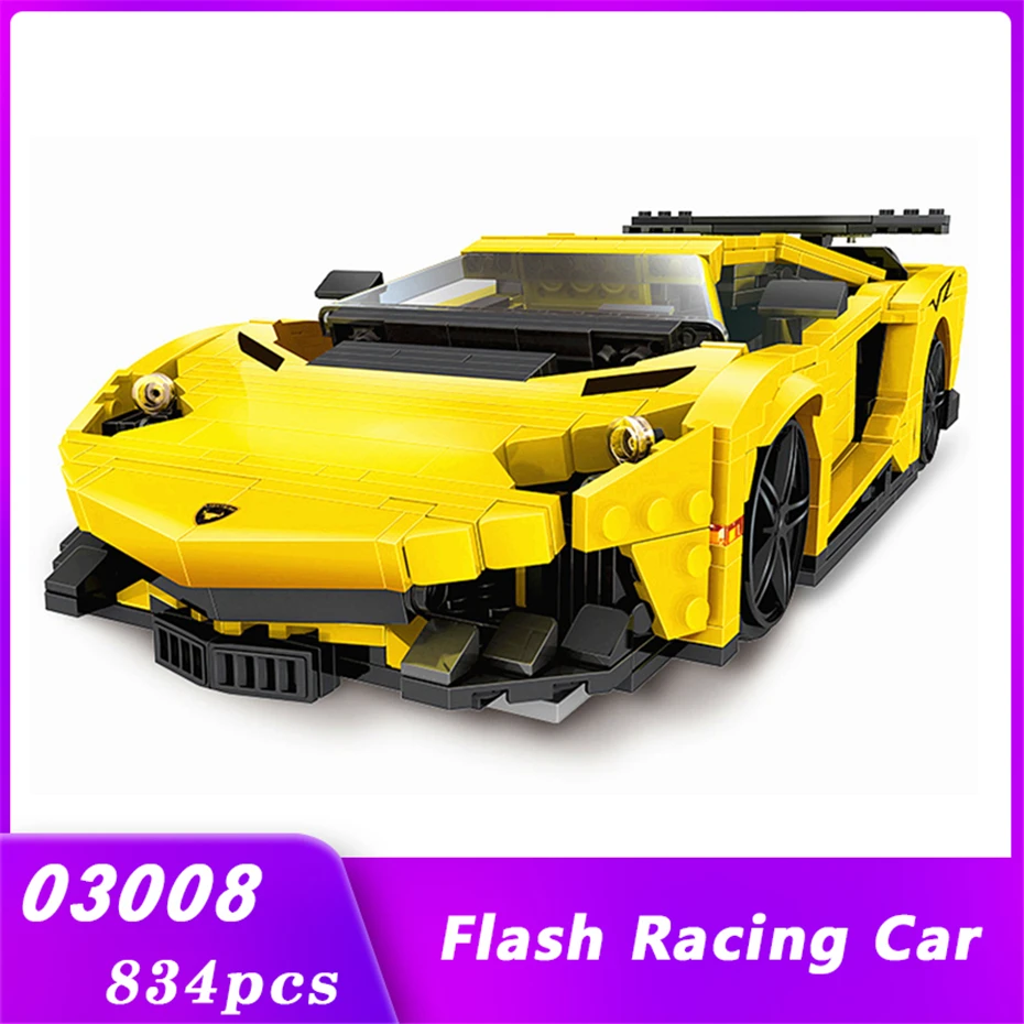 New Xingbao Creative Car Series Racing Car Off-road Motorcycle Sets Building Blocks MOC Bricks Car Model Kits Boy Toys Kid Gifts