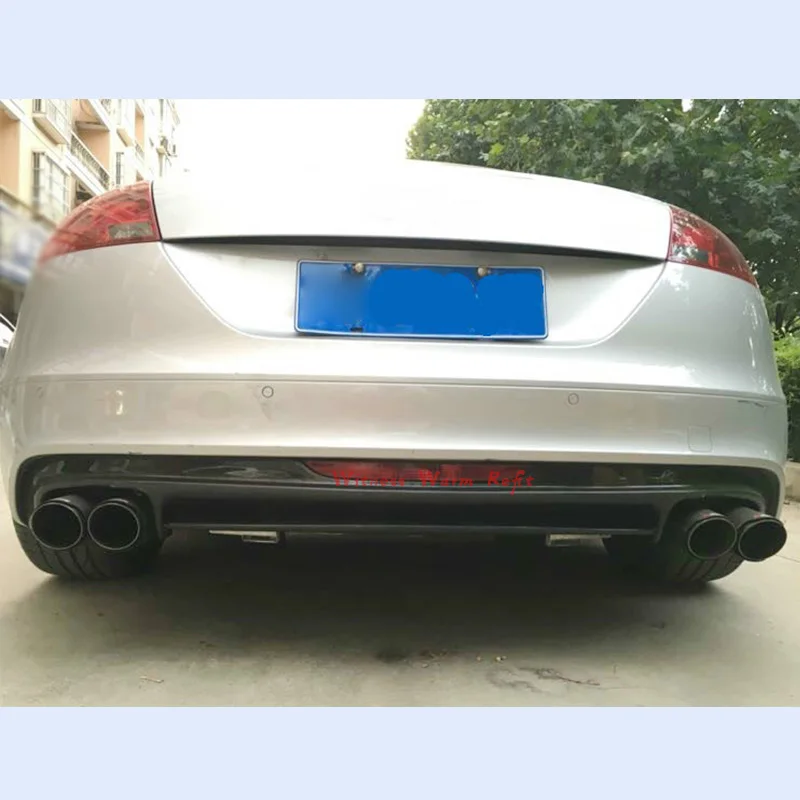 Carbon Fiber / Frp Auto Car Rear Bumper Diffuser Lip for Audi Tts Bumper 2008 - 2014 Tt 2013 2014 Bumper Guard Spoiler