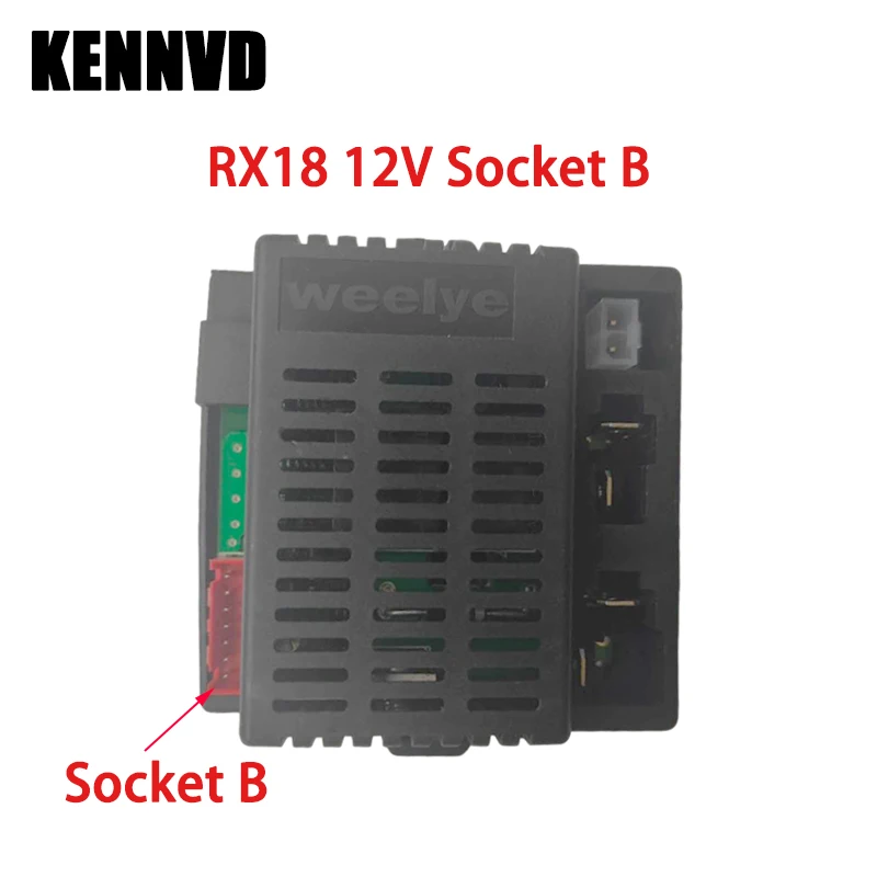 Récepteur Weelye RX18 6V – Télécommande Pour Voiture électrique Enfant – 6V, 12V, 24V – Compatible RX7, RX13, RX19, RX37
