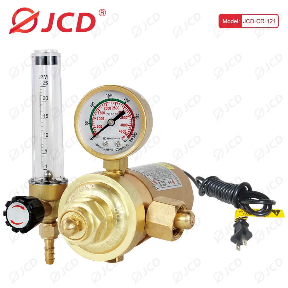 

JCD copper MIG welding machine barometer G5 metric gas shielded welding oxygen pressure reducer dial