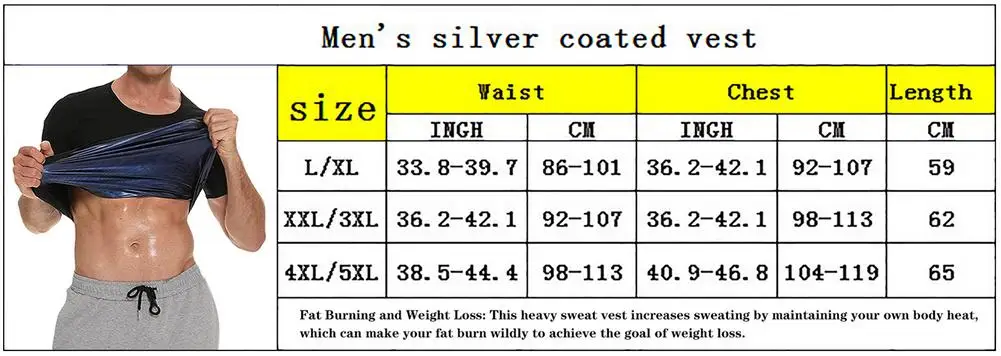 Men Shapewear Waist Trainer Hot Sauna Suits Thermo Sweat Tops Body Shaper Slimming Underwear Compression Workout T Shirt