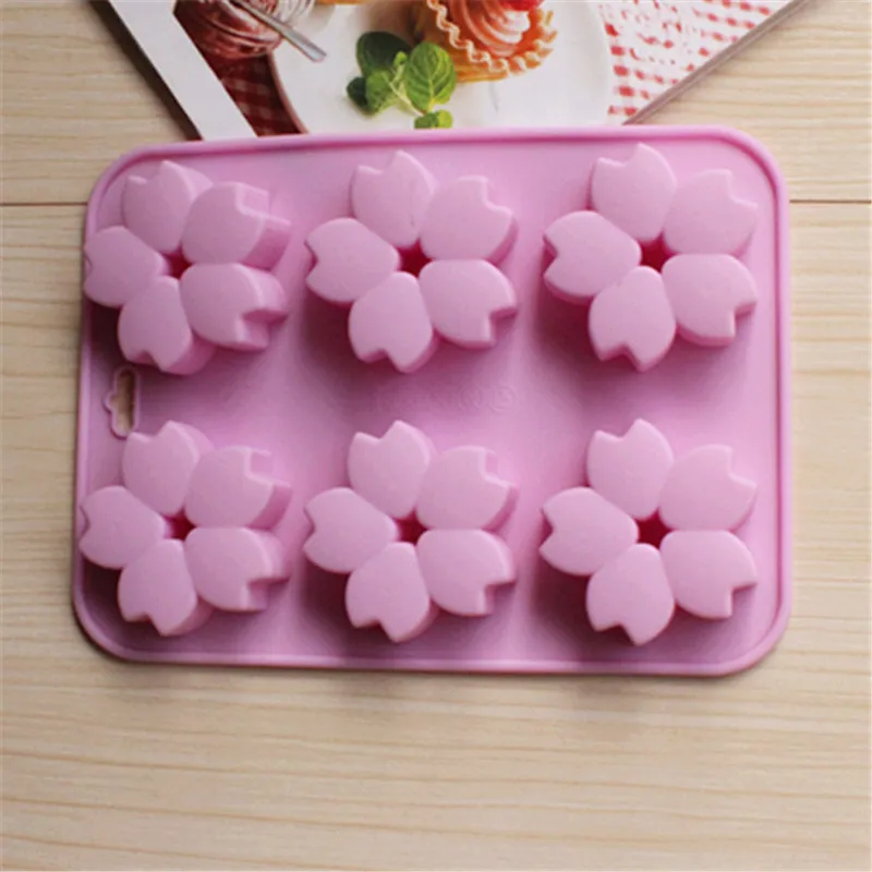 

1Pc Silicone Flower Cake Mold Flower Fondant Soap Mould Art Tool DIY Cake Decorating Tools Wedding Decoration Bakeware Tool -15