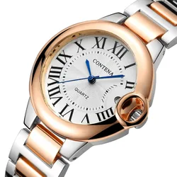 Montres de luxe pour femmes, Montre-bracelet en acier inoxydable, tendance, 2020