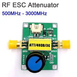 RF voltage variable attenuator 500MHz to 3000MHz 40DB  dynamic range 0-5V control FOR RF signal amplifier