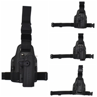 IMI Drop Leg Gun Holster Tactical Thigh Holster for G17 M9 Colt 1911 PX4 Strom Hunting Pistols Case
