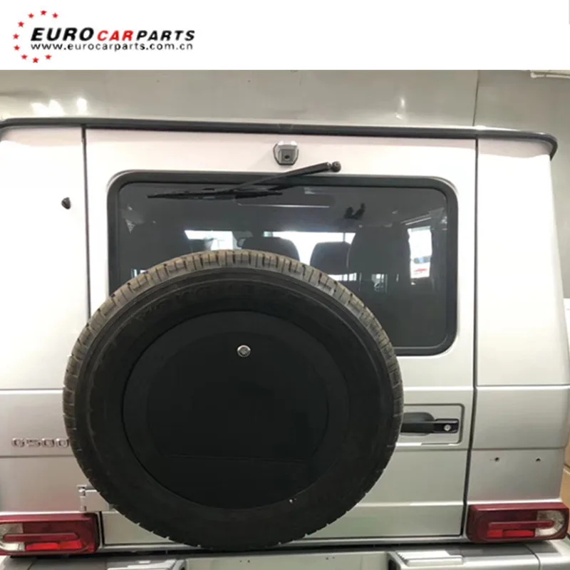 W463 sparewheel cover fit for g class W463 G500 G55 G63 rear spare wheel cover with lockable compartment for G class storage box