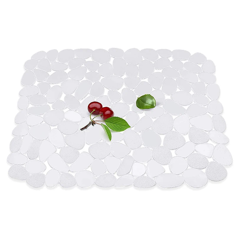 30*40cm lavello da cucina regolabile tappetino per asciugare i piatti protezione per lavello in plastica morbida Design di ghiaia protezione per