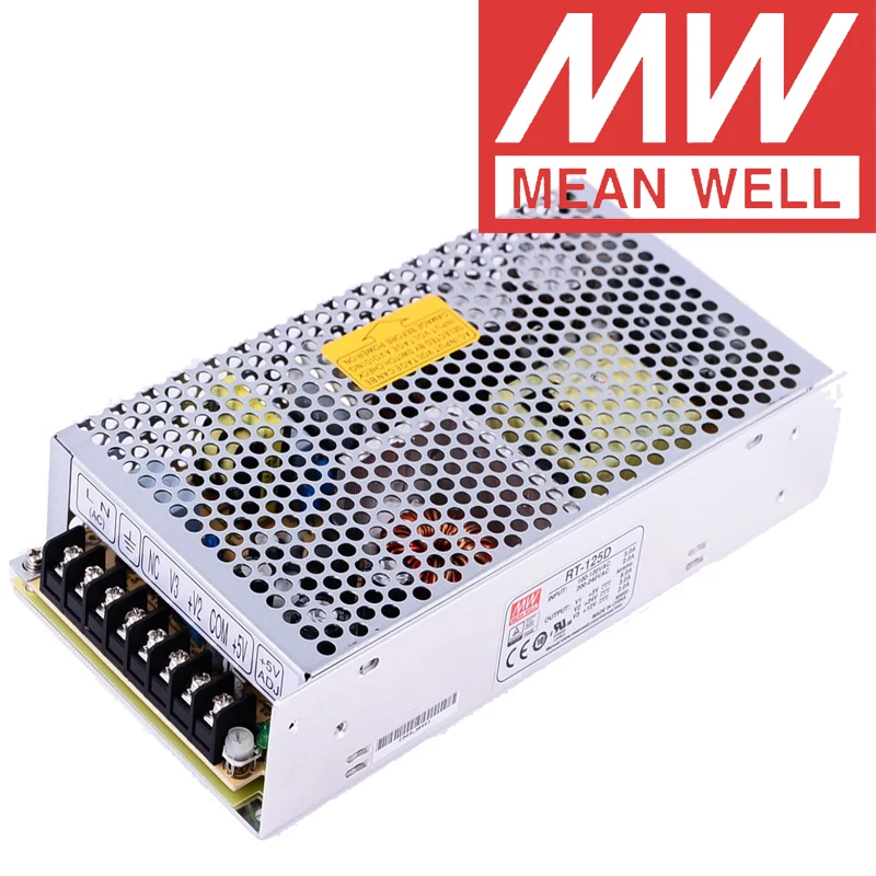 

Mean Well RT-125 Series AC/DC 125W Triple Output Switching Power Supply meanwell online store