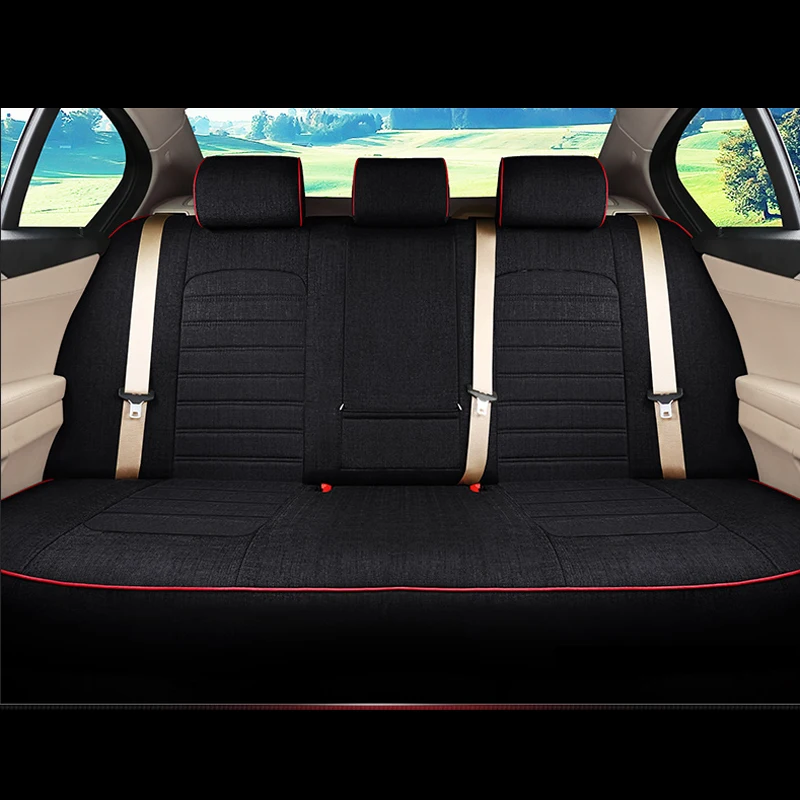 Custom Fit Linen Fabric Seat Cushion For Land Rover Discovery 5 2017 2018 7 Seats Covers for Cars Support Accessories 20PCS/Set