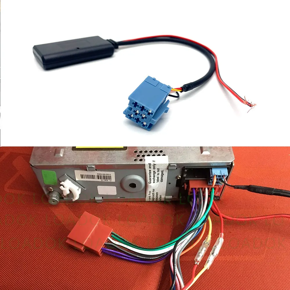 Módulo de puerto de Radio para coche, adaptador de interfaz Aux, micrófono, Bluetooth 5,0, para Mercedes Benz Smart 450, 451, Grundig Roadster, 8