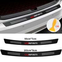 Car Styling Rear Bumper Guard Stickers Trunk Load Edge Protector Decal for INFINITI IPL QX30 QX50 QX60 QX70 QX80 Q30 Q50 Q60 Q70