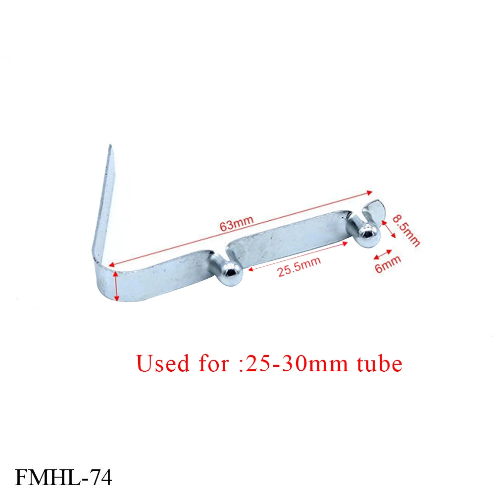 Manufacture one side with dual buttons tent pole push button spring snap clip locking tube pin