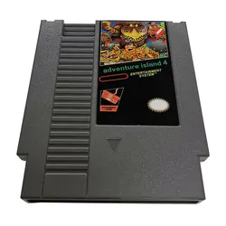adventure island 4-Game Cartridge For Console Single card 72 Pin NTSC and PAL Game Console