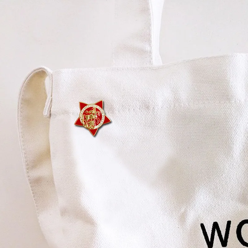 All-Russian public movement Immortal Regiment of Russia brooch main symbols of the Victory Day celebration