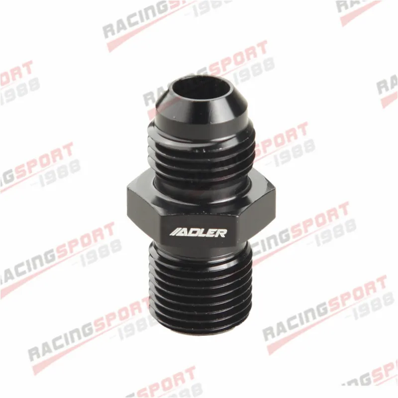 

ADLERSPEED Straight Male 6AN AN6 Flare To M14 x 1.25 ( mm ) Metric Fitting Alumium Black