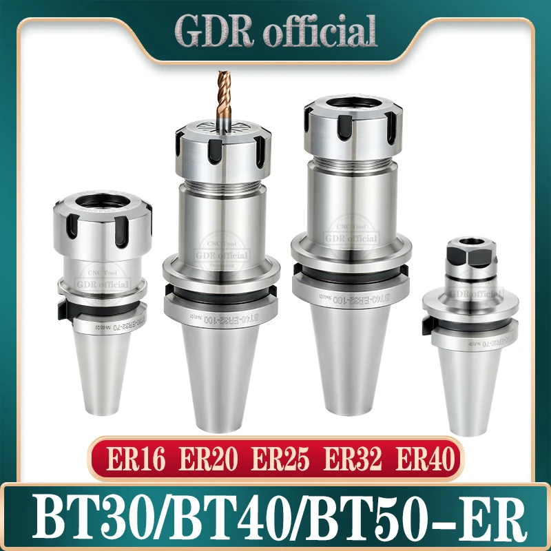 Imagem -01 - Porta-ferramentas para Mandril de Pinça Gdr bt er Bt30 Bt40 Bt50 Er11 Er16 Er20 Er25 Er32 Er40 porta ferramentas para mandril de pinca gdr bt er bt30 bt40 bt50 er11 er16 er20 er25 er32 er40 01