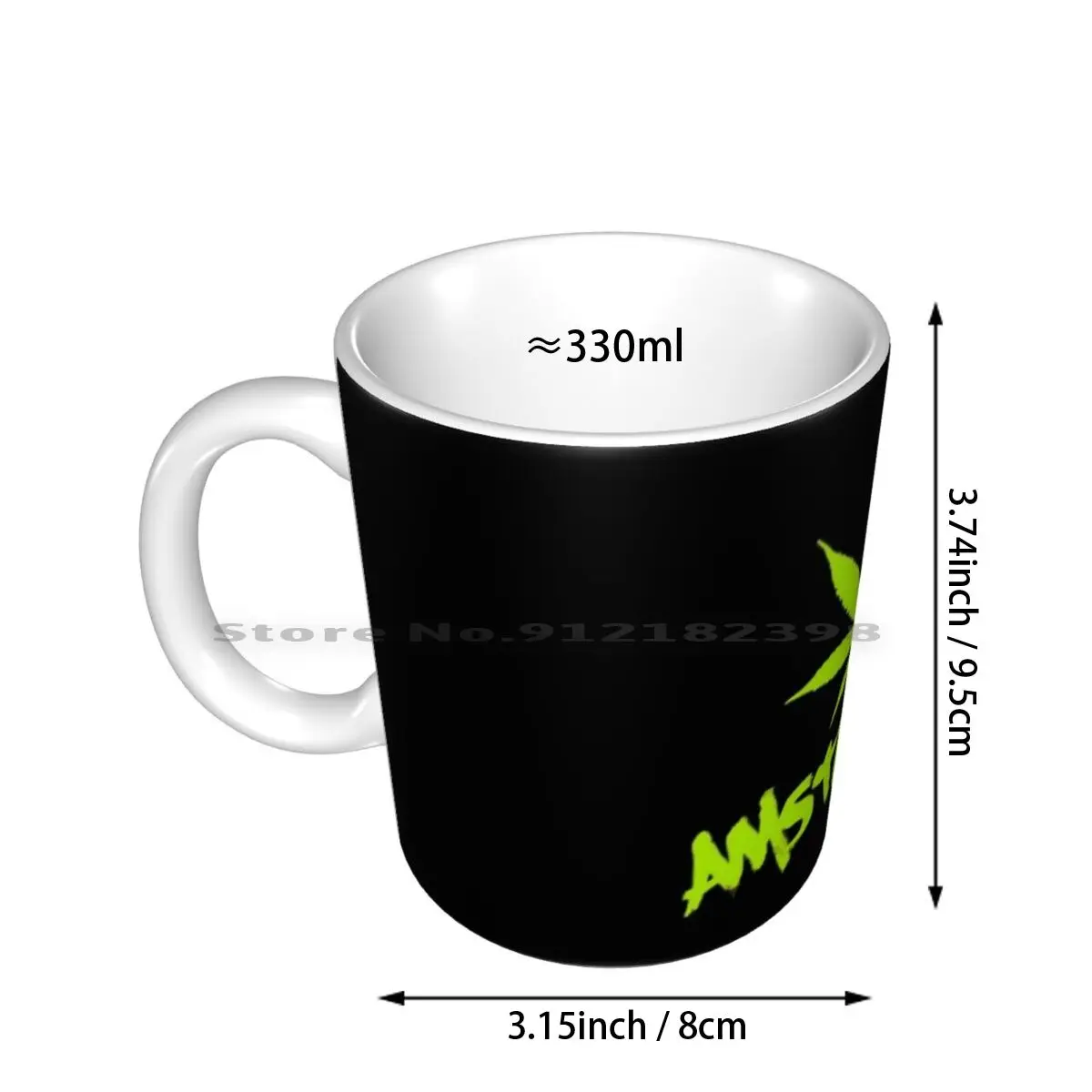 Ceramic Mugs Coffee Cups Milk Tea Mug Holland Weed Netherlands Nederlands Coffee Shop Kush Reggae Rasta Rasta Reggae Music