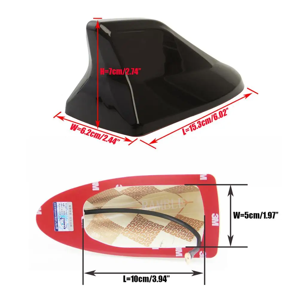 For Renault Clio 4 3 2 1 and MEGANE Sport GT Estate RS Twingo Shark Fin Antenna Car Radio Signal Aerials FM AM Accessories