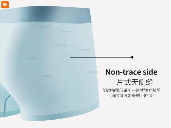 Youpin underwear slip boxer sottile in seta di ghiaccio da uomo pantaloncini boxer senza cuciture antibatterici in grafene intimo fresco e traspirante