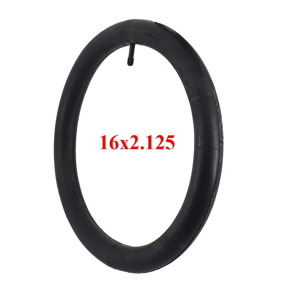 16x2.125 Inner Tube Camera for 16 Inch Unicycle 16*2.125 Inner Tube Parallel Nozzle High Quality Butyl Rubber