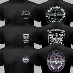 Germany SEK Spezialeinsatzkommando Polizei Berlin Fra Sudbayern Men T-shirt Short Casual 100% COTTON T Shirts