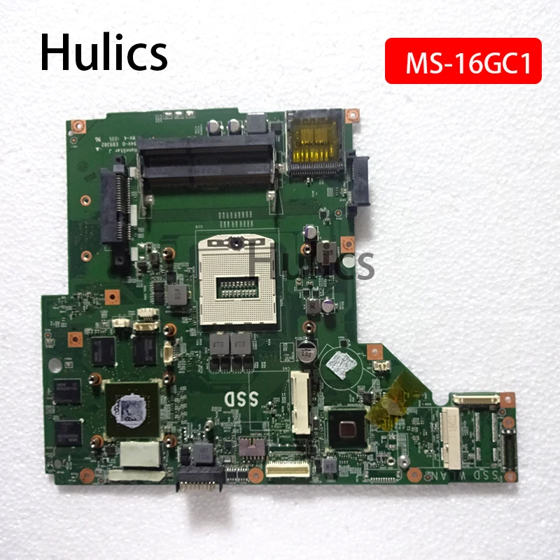 

Материнская плата Hulics для ноутбука MSI GE60, родная материнская плата DDR3 PGA947, 1,0 VER 1,1