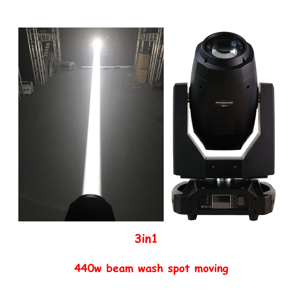 

440W 20R Beam Spot Wash 3in1 440W Gobo Moving Heads Lights Super Bright For Concert Light Show Stage DJ TV Live Shows Lighting