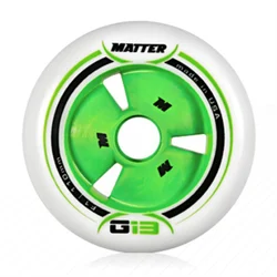 6/8 pieces MATTAR G13 F1 Inline Speed Skate Wheels 110mm 100mm 90mm Green Pink Yellow, Good Grip Racing Sakting wheel