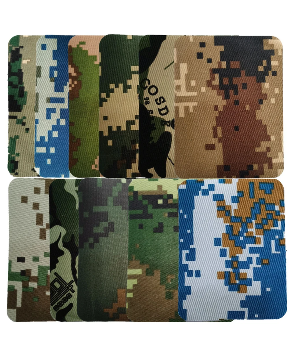 1PC Oval Quadrat 9,5*12,5 cm 11*14cm Hot Melt Kleber Camouflage Kleber Bügeln Patch imitation Denim Nähen Knie Ellenbogen DIY Kleidungsstück – Detail 4