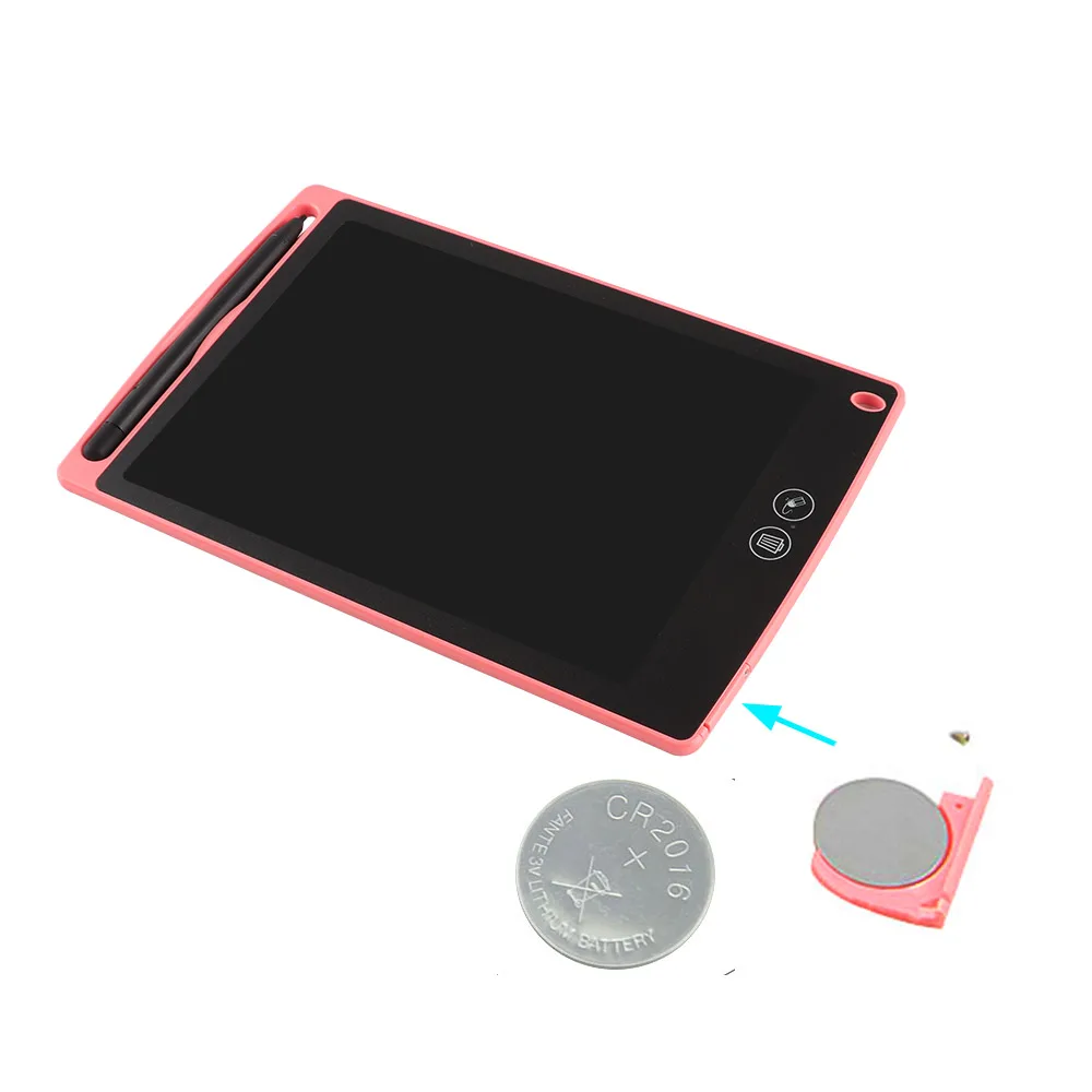 Chyi 8.5 Polegada apagável lcd escrita tablet digital desenho almofada rosa/azul eletrônico epaper brinquedos blackboard para crianças a desenhar