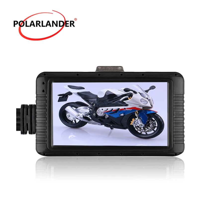 

3 inch DVR Wide-angle Black 1080P HD USB Front and Rear Lens With Line Control Motorcycle Electric Vehicle Loop Rrecording