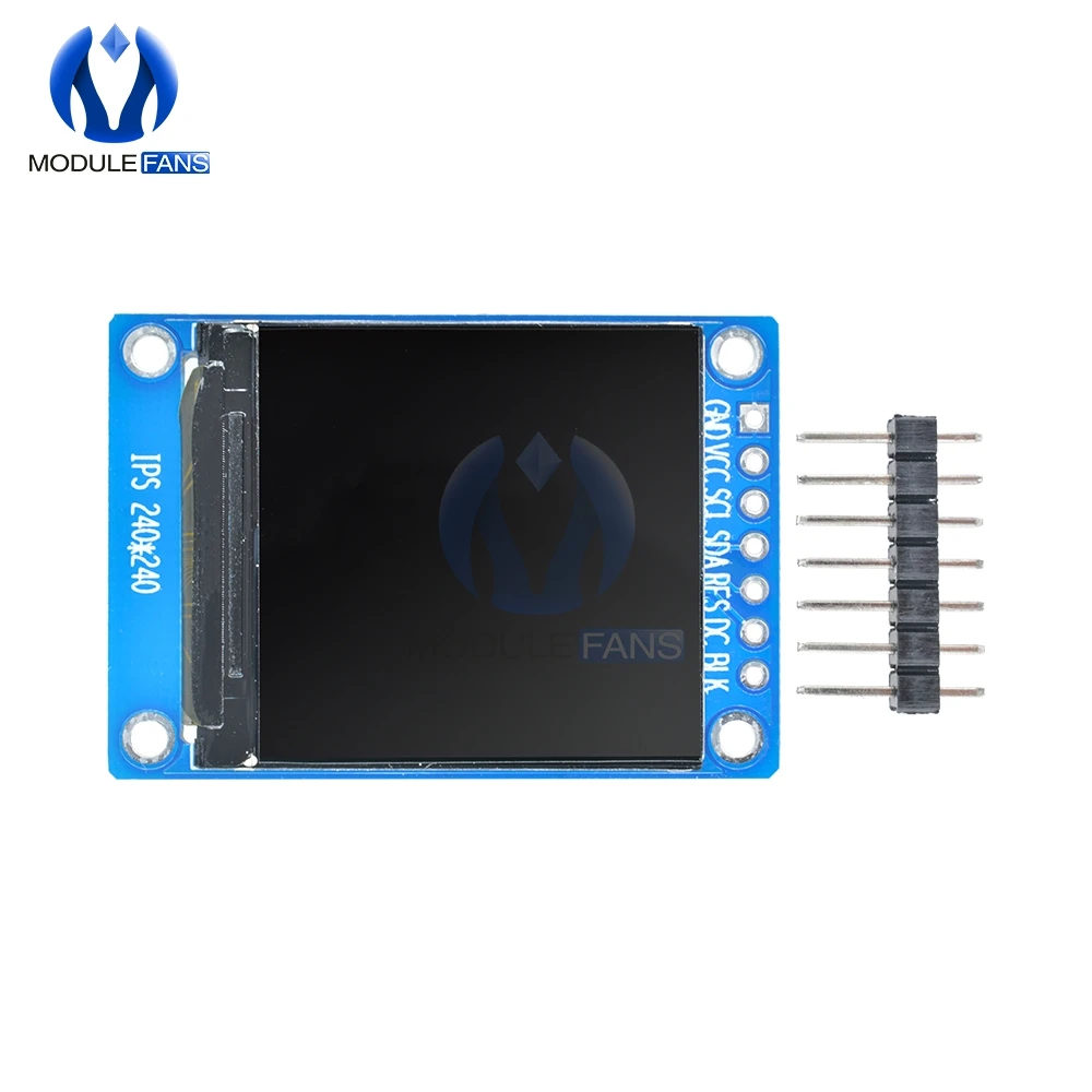 Unidad ST7789 pantalla LCD OLED IPS HD TFT IC SPI voltaje de comunicación interfaz SPI a todo Color DIY 240*240 3,3 V para Arduino
