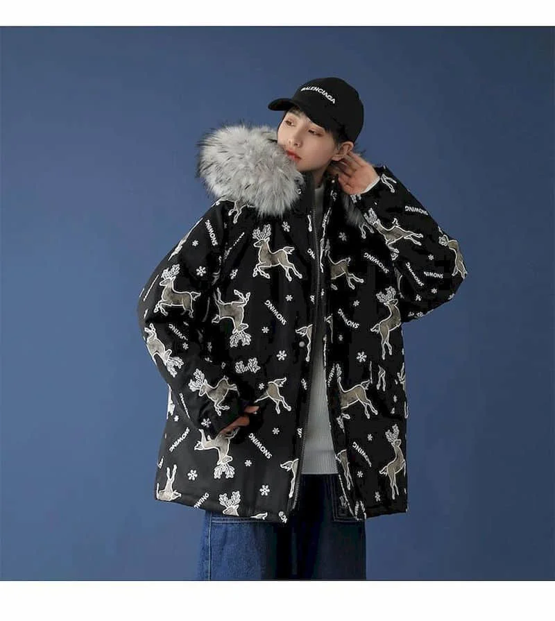 Abbigliamento donna collo di pelliccia cappotto di cotone donna giacca imbottita invernale coreana allentata oversize 2022 nuovi studenti in stile Hong Kong