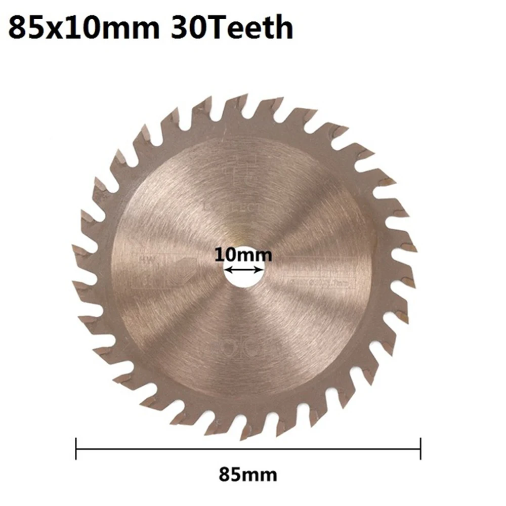 

1pc 85x10mm /85x15mm 24T 30T 36T TiCN Coated Wood Circular Saw Blade Mini TCT Carbide Tipped Cutting Disc