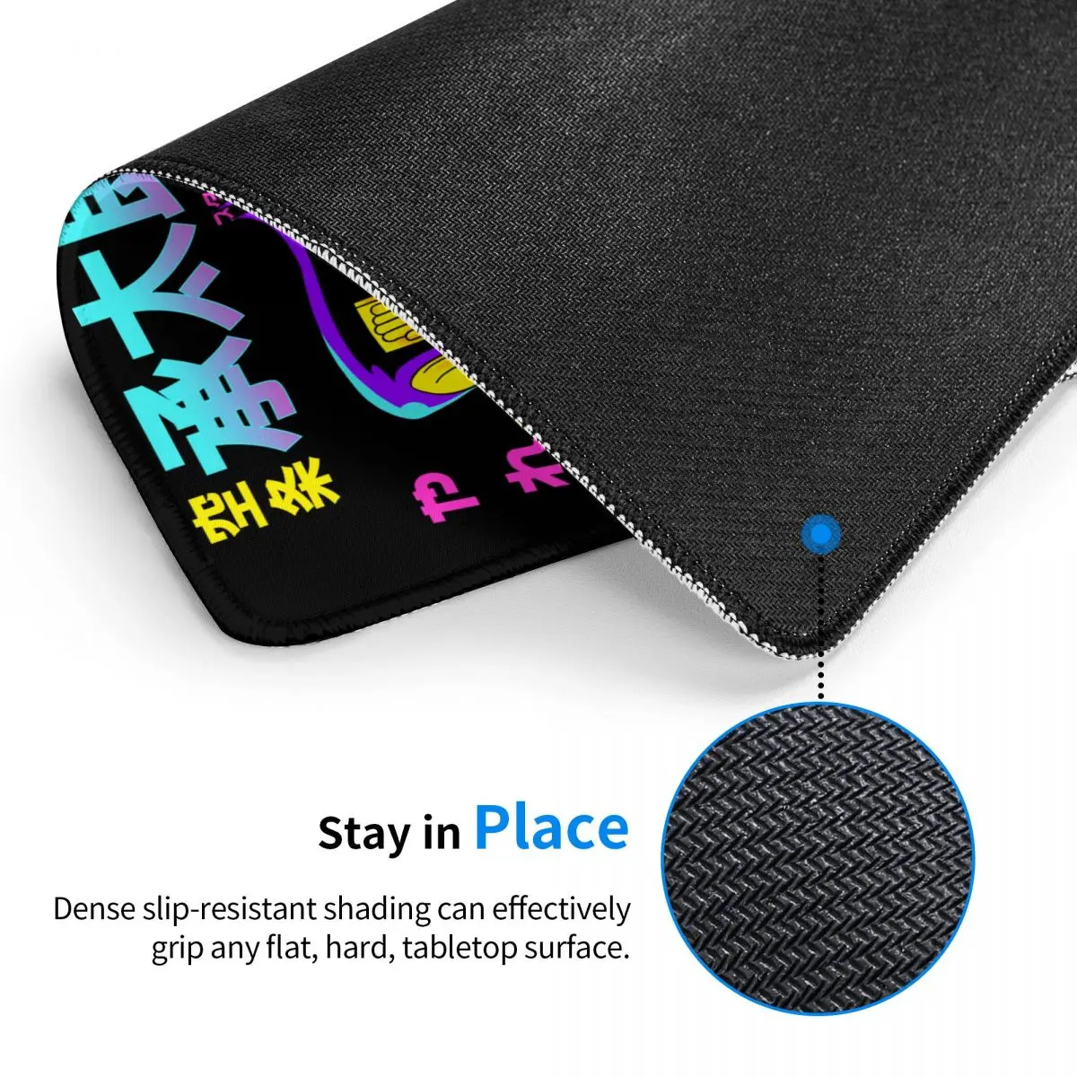 Jojo Bizarre Adventure Mouse Pad Gamer Mousepad Non-Slip Rubber Vaporwave Aesthetic Jotaro Kujo Manga Computer PC Desk Mat