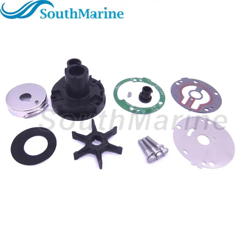 689-W0078-A6 689-W0078-06 Water Pump Repair Kit with Housing for  25HP 30HP Outboard Engine, 18-3427  Marine