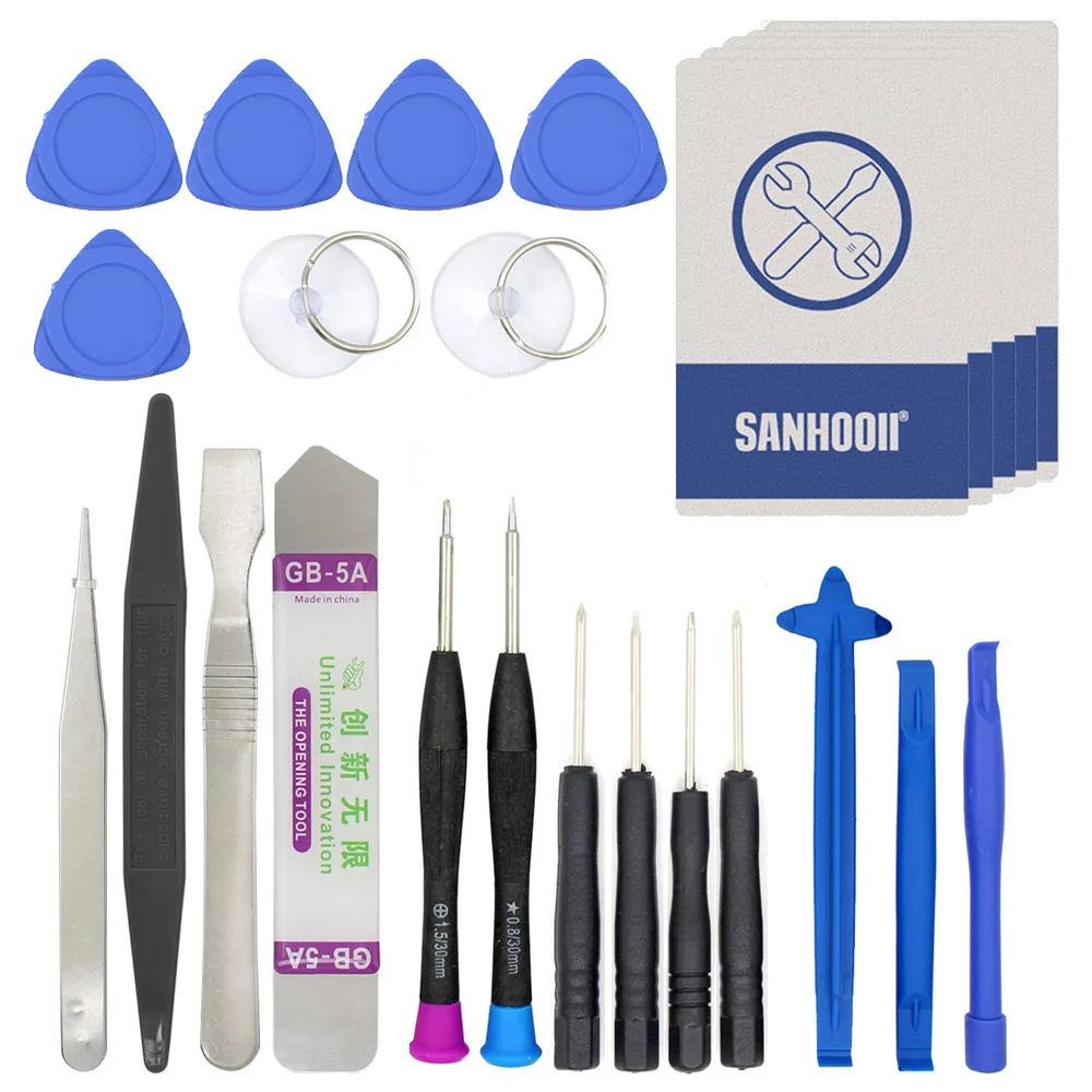 25in1 Mobile Phone Repair Tools Kit Spudger Pry Opening Tool Screwdriver Set for Samsung Xiaomi Redmi HUAWEI Mate Honor OnePlus